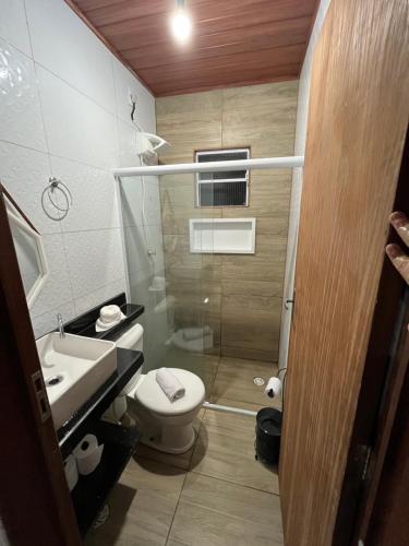 Ένα μπάνιο στο PARAISO DAS ÁGUAS - CHALÉ