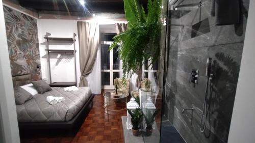 Χώρος καθιστικού στο Plebiscito Suite Apartment