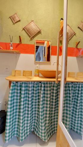 Dapur atau dapur kecil di Casa de Mar Sagi