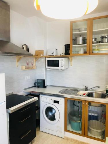 Dapur atau dapur kecil di Apartamento "Casa Gara"