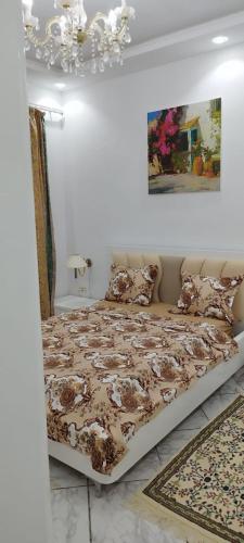 מיטה או מיטות בחדר ב-villa a djerba
