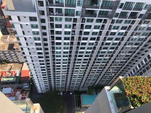 an overhead view of a large white building at The Base Central Pattaya in Pattaya Central