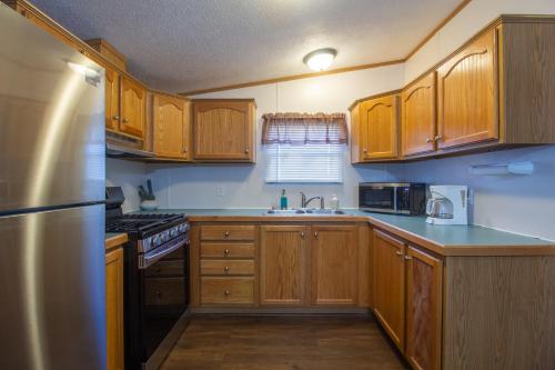 Η κουζίνα ή μικρή κουζίνα στο Stay in Ohiopyle in the center of it all, Ohiopyle, PA