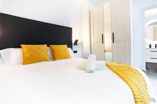 Postel nebo postele na pokoji v ubytování Loft 11 B
