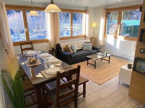 Ruang duduk di Le murmure de l'Isère