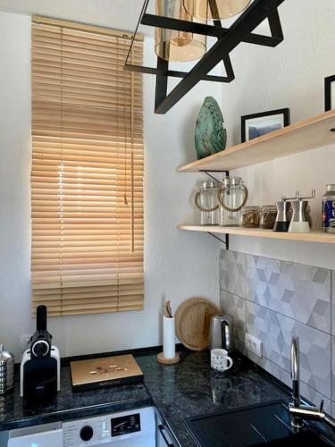 Η κουζίνα ή μικρή κουζίνα στο Sokograd Loft