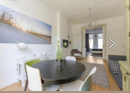 Kuchyň nebo kuchyňský kout v ubytování Nordsee Apartment Scheveningen