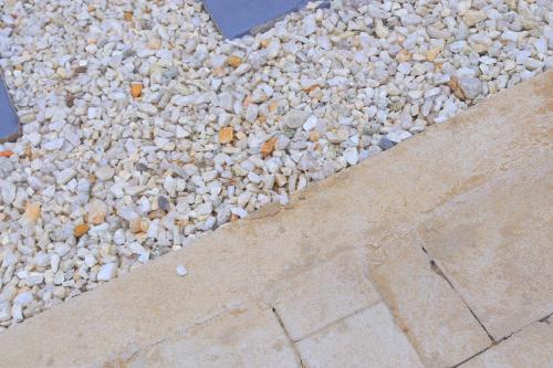 a pile of rocks on the ground at Lis ville guest house in Phalaborwa