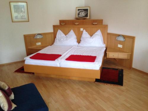 Cama o camas de una habitación en Pension Gartner