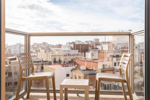 Балкон или терраса в Arya Stadium Hotel