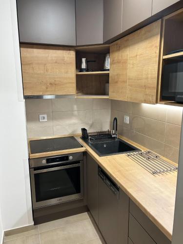 Dapur atau dapur kecil di Oaza Mirijevo