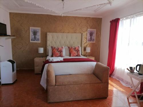 Χώρος καθιστικού στο Drakensview guesthouse