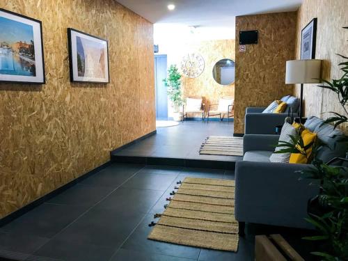 Χώρος καθιστικού στο Domus da Ria - Fórum