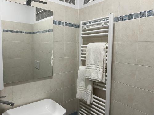 Koupelna v ubytování Appartamento Pilastro Viterbo