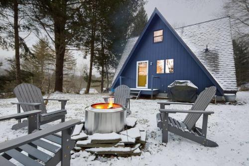 Το Cozy, Tranquil A-Frame Oasis τον χειμώνα