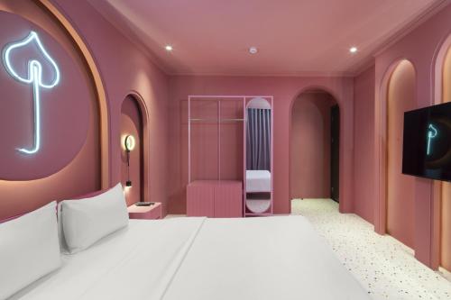 Koupelna v ubytování Jacayl Hotel HD