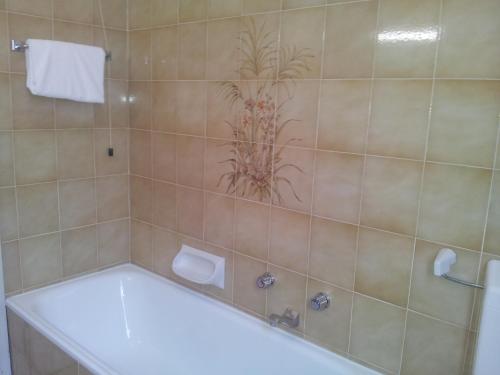 Koupelna v ubytování Hotel Montecarlo