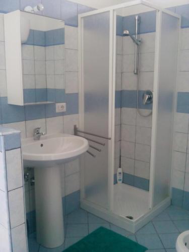 Ένα μπάνιο στο Le Ninfe Bed and Breakfast
