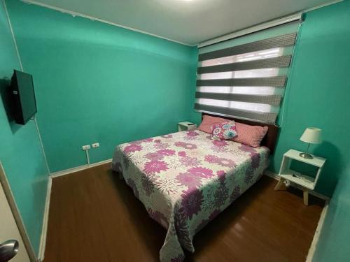 Postel nebo postele na pokoji v ubytování Amplia Casa en Condominio