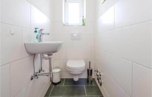 Koupelna v ubytování Hochwertige Ferienwohnung