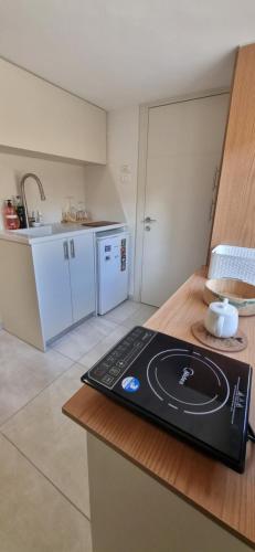 Kuchyň nebo kuchyňský kout v ubytování studio apartment