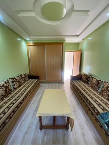 Χώρος καθιστικού στο Villa famille Bilal Agafay