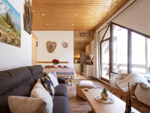 Location 2 pièces 6 pers avec balcon, Valloire, à 500m des pistes, animaux acceptés - FR-1-263-165