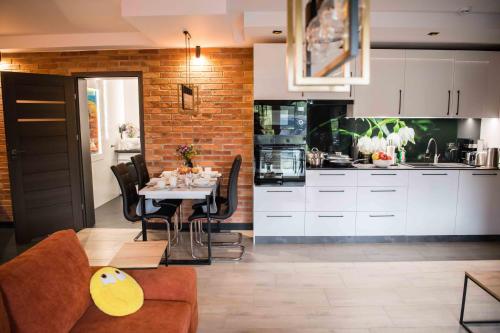 Кухня или мини-кухня в Apartments in Bukowina
