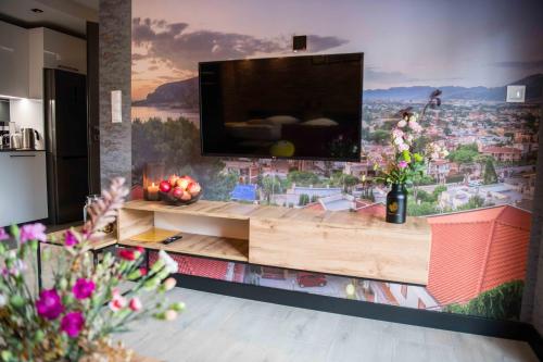 Телевизор и/или развлекательный центр в Apartments in Bukowina