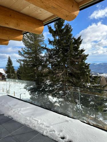 Paisaje cerca de este chalet de montaña