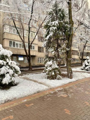 Το Alma-Ata Hostel τον χειμώνα