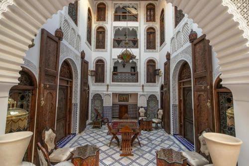 A seating area at DARIF's Riad & Spa