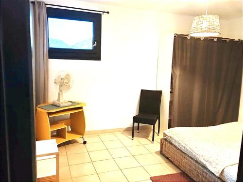 Postel nebo postele na pokoji v ubytování Grand et bel appartement classé 3 étoiles