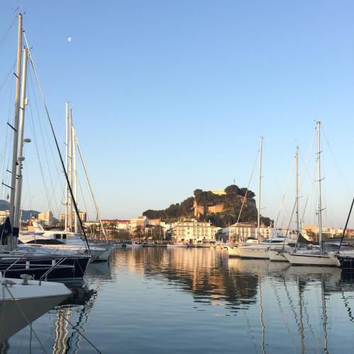 a group of boats docked in a marina at RETIRO V - Los Quesitos in Denia