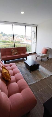 Χώρος καθιστικού στο Apartamento para descansar 3