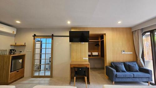 Kuchyň nebo kuchyňský kout v ubytování Sea Garden Resort Haad Chao Phao