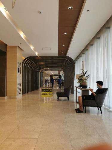 The lobby or reception area at Shore 3 tower 2 mall of Asia