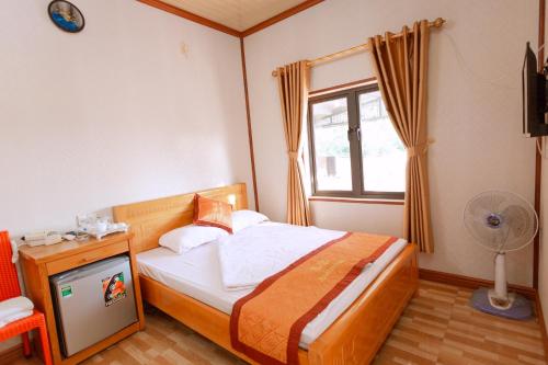 Katil atau katil-katil dalam bilik di Cat Ba Mountain View Homestay