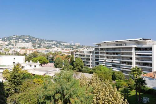 Cannes Palm Beach Parking, clim, wifi plage 2' à pieds