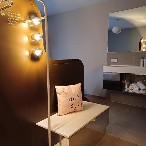 Χώρος καθιστικού στο Boutique Hotel das Salz