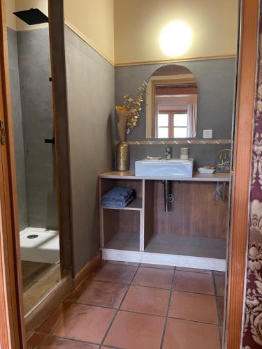Phòng tắm tại Chambres d'Hôtes Barraconu