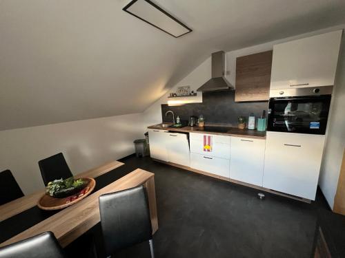 Köök või kööginurk majutusasutuses Ferienwohnung Hohberg