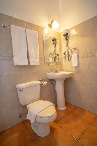 Koupelna v ubytování Apart hotel la Trejo