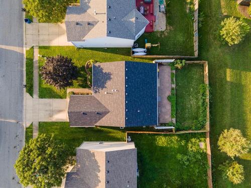an overhead view of a roof of a house at Carlena Massage Center in Indianapolis