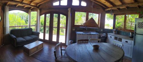 Χώρος καθιστικού στο Terraza al mar