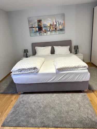 Posteľ alebo postele v izbe v ubytovaní Apartman PEPI
