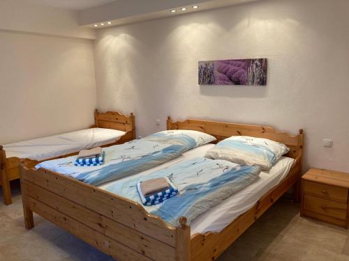 Giường trong phòng chung tại Nordsee 402