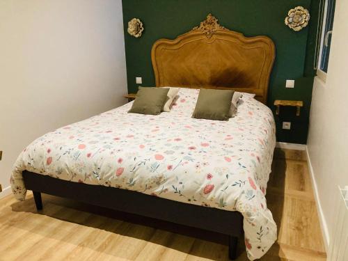 Cama ou camas em um quarto em Gite de la Chapelle option SPA
