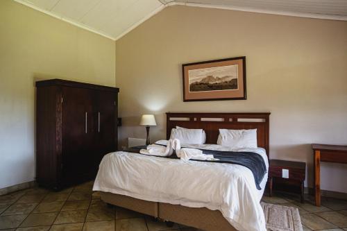 Cama o camas de una habitación en Ardmore Guest Farm