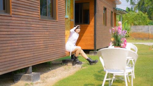 Taman di luar ยายยองรีสอร์ท